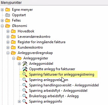 Skjermbilde av anleggsmiddel.