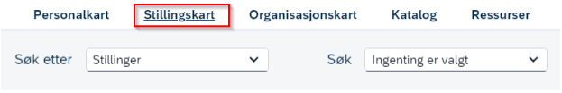 Søke i stillingskart