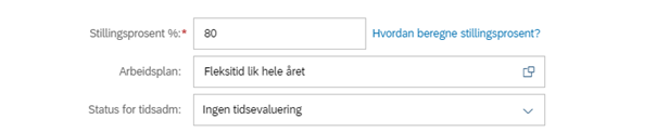 Bildet viser arbeidsplan