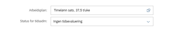 Bildet viser arbeidsplan