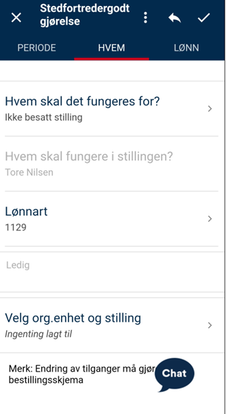 Bildet viser informasjon under fanen hvem