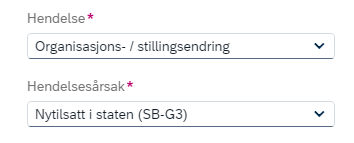Inaktivere Nytilsatt i staten (SB-G3)