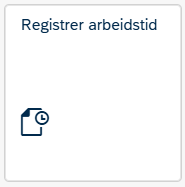 Bildet viser flisen registrer arbeidstid