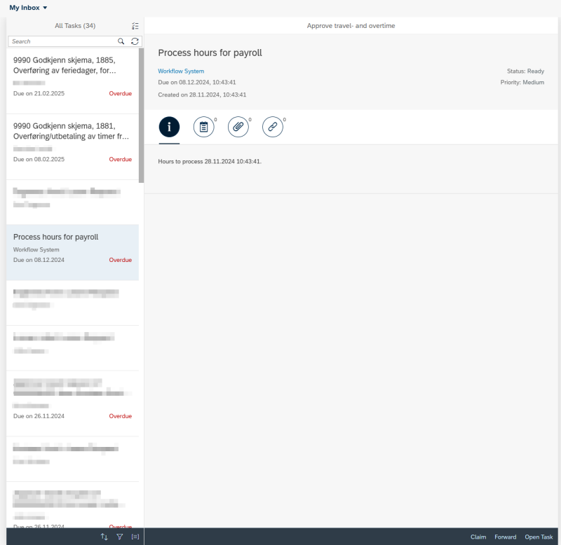 image showing process hours for payroll