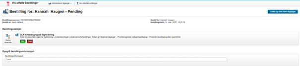 Bildet viser bestillingsbilde