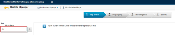 Bildet viser søkefelt