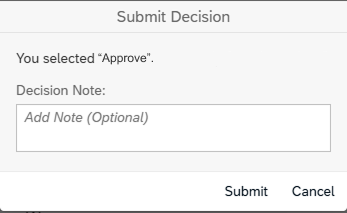 Image showing submit decision