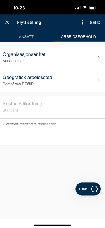 Bildet viser arbeidsforhold 