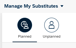Image showing planned substitute