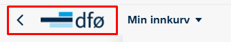 bilde som viser logo og pil tilbake i venstre hjørne