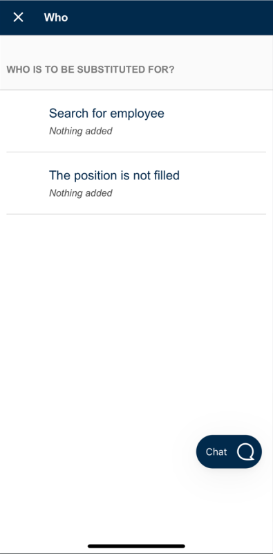image showing who is to be substituted for