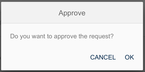image showing approve box