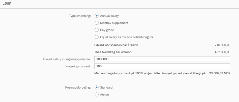 image showing payment during substitution
