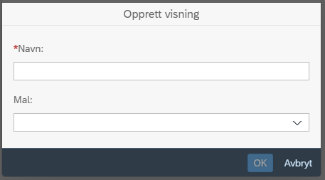 bildet viser navngivning av visning