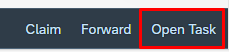 image showing open task button