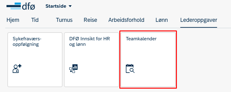 bildet viser flisen teamkalender