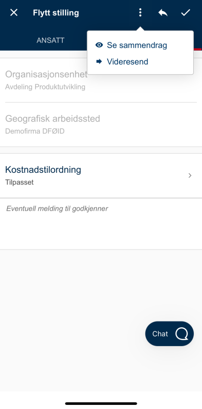Bildet viser trepunkts knapp