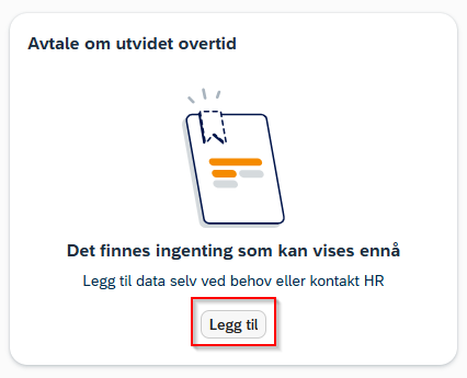 Legge til avtale om utvidet overtid