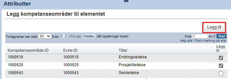Bildet viser et skjermbilde fra systemløsningen DFØ HR