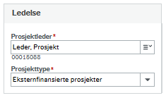 Skjermbilde av system. 