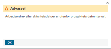 Skjermbilde av system. 