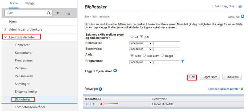 Bildet viser et skjermbilde fra systemløsningen DFØ HR