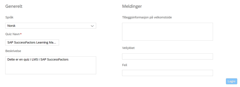 Bildet viser et skjermbilde fra systemløsningen DFØ HR