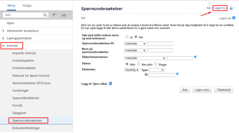 Bildet viser et skjermbilde fra systemløsningen DFØ HR