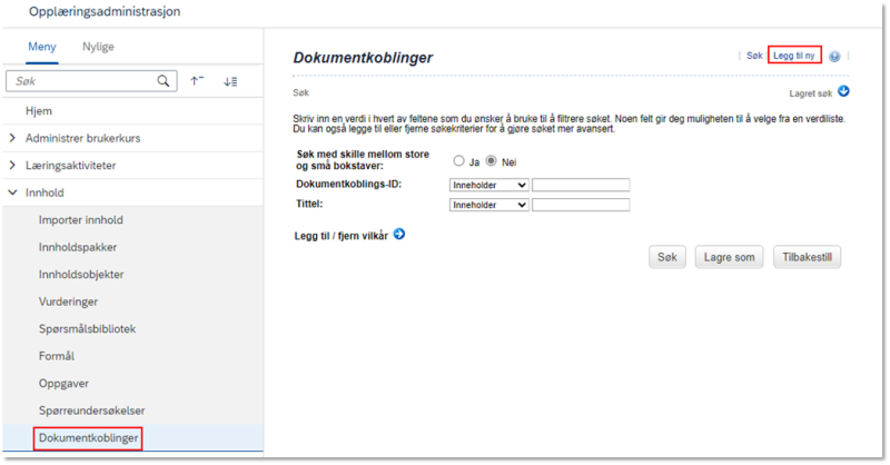 Bildet viser et skjermbilde fra systemløsningen DFØ HR