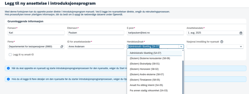 Grunnleggende informasjon