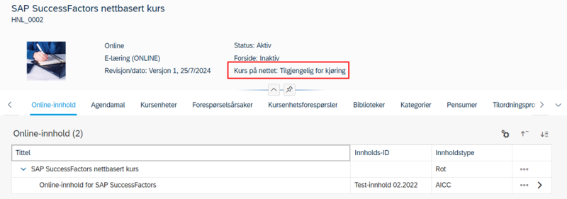 Bildet viser et skjermbilde fra systemløsningen DFØ HR