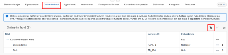 Bildet viser et skjermbilde fra systemløsningen DFØ HR