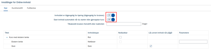 Bildet viser et skjermbilde fra systemløsningen DFØ HR