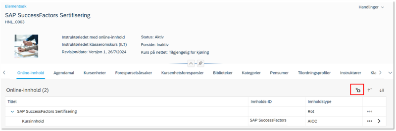 Bildet viser et skjermbilde fra systemløsningen DFØ HR