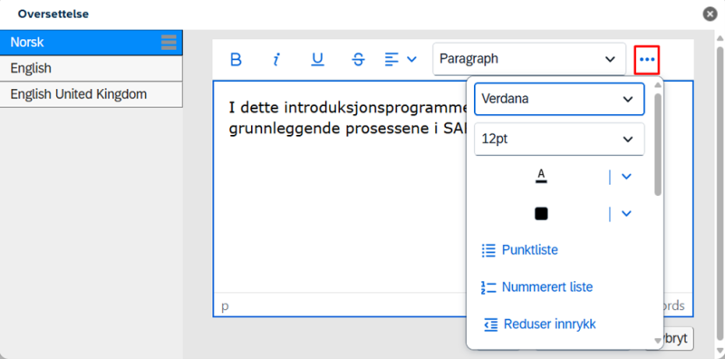 Bildet viser et skjermbilde fra systemløsningen DFØ HR