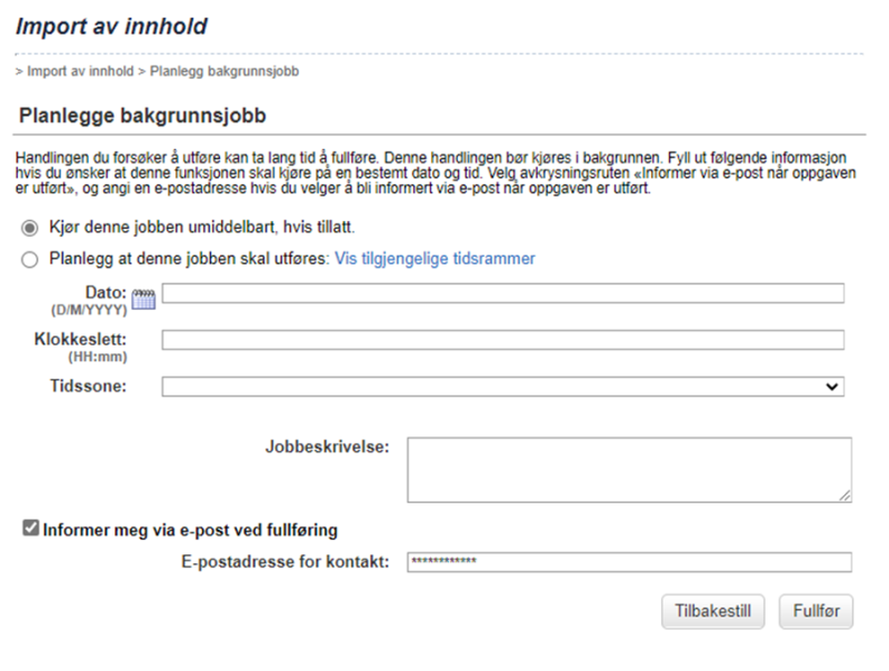 Bildet viser et skjermbilde fra systemløsningen DFØ HR