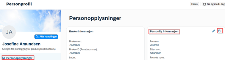 personlig informasjon - fødselsnummer