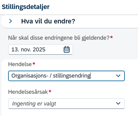 valg av hendelsesårsak