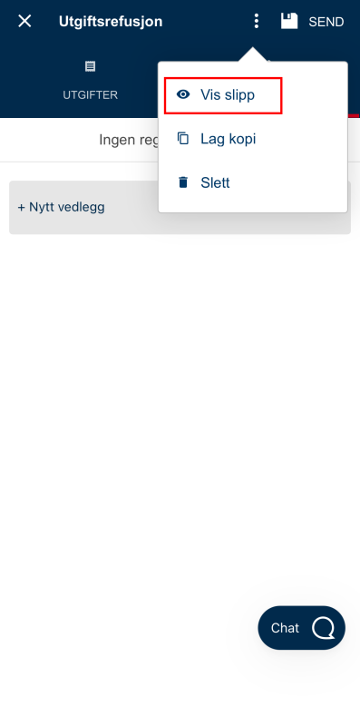 Bildet viser valget vis slipp