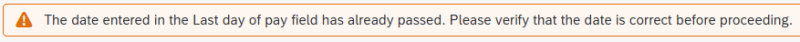 image showing a yellow notification