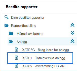 XAT01 Menypunkt