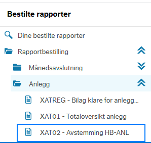 XAT0 Menypunkt