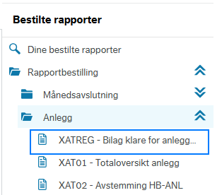 XATREG Menypunkt