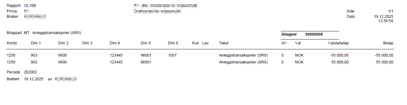 Rapport GL18B