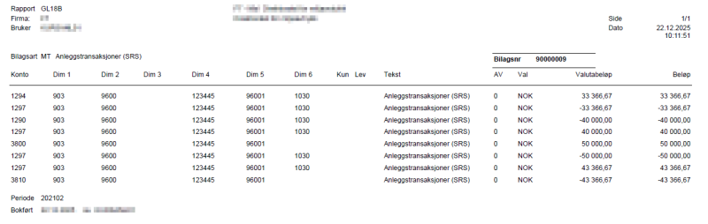 Rapport GL18B