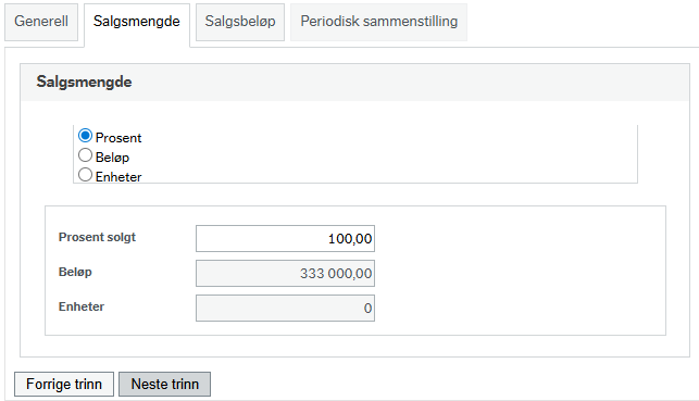 Skillekort to – Salgsmengde