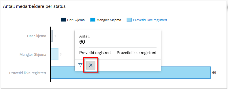 Bildet viser krysset i boksen på filteret