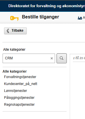 Bildet viser bestille crm