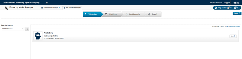 Bildet viser trinn 1 i prosessen