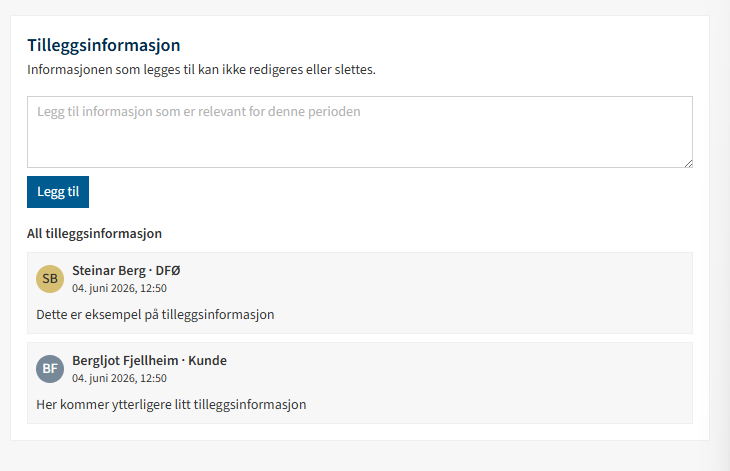 Oversiktsbilde Tilleggsdokumentasjon
